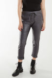 Charcoal Magic Stretch PU Coated Trousers (Extra Large) For Women XL-XXL - Dropwear