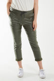 Black Magic Stretch PU Coated Trousers (Extra Large) For Women XL-XXL - Dropwear