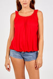Balloon Ruffle Neck Vest For Women  - Dropwear