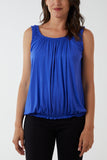 Balloon Ruffle Neck Vest For Women  - Dropwear