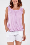 Balloon Ruffle Neck Vest For Women  - Dropwear