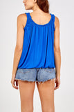 Lilac Balloon Ruffle Neck Vest For Women ONE SIZE - Dropwear
