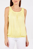 Balloon Ruffle Neck Vest For Women  - Dropwear