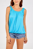 Apple Green Balloon Ruffle Neck Vest For Women ONE SIZE - Dropwear