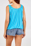 Balloon Ruffle Neck Vest For Women  - Dropwear