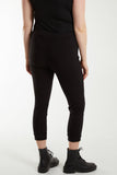 Mocha Magic Drawstring Pockets Crushed Trouser For Women ONE SIZE - Dropwear