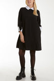Denim Collar & Cuff A Line Side Pocket Dress For Women ONE SIZE - Dropwear