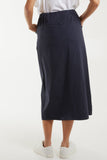 Magic String Front Split Pencil Skirt For Women  - Dropwear