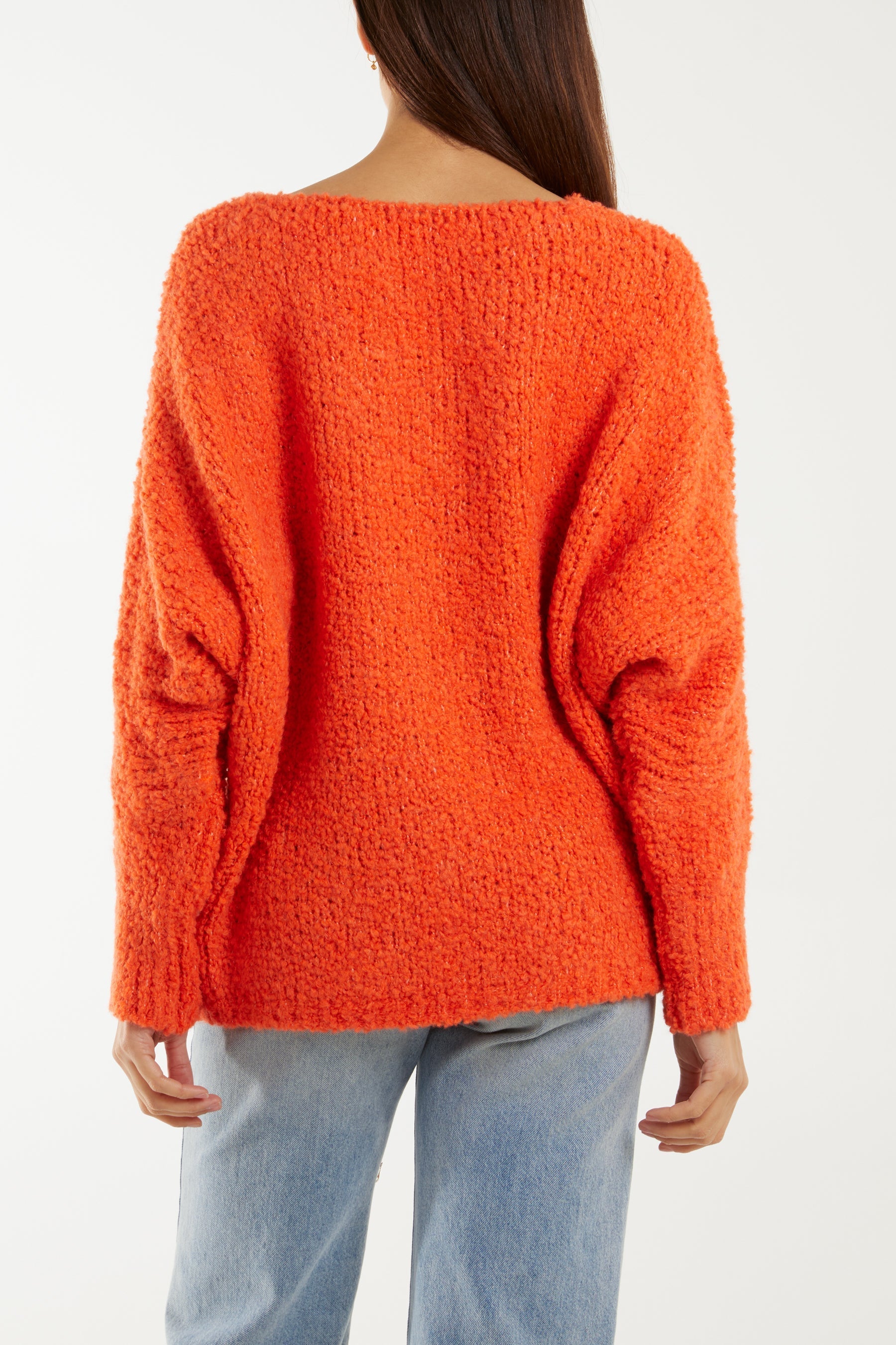 Wool Blend Daisy Boucle Super Soft Knit For Women  - Dropwear