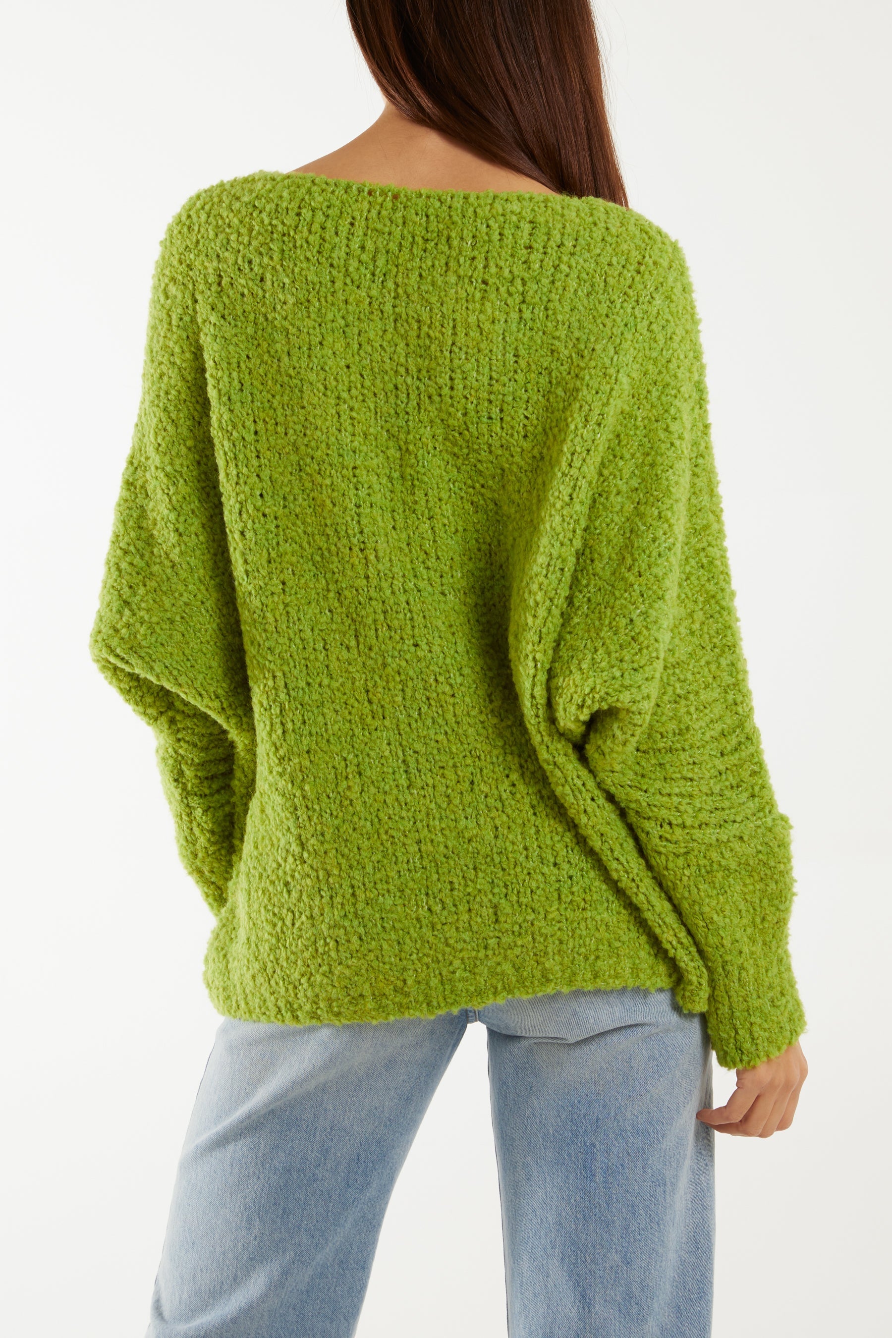 Wool Blend Daisy Boucle Super Soft Knit For Women  - Dropwear