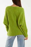 Wool Blend Daisy Boucle Super Soft Knit For Women  - Dropwear