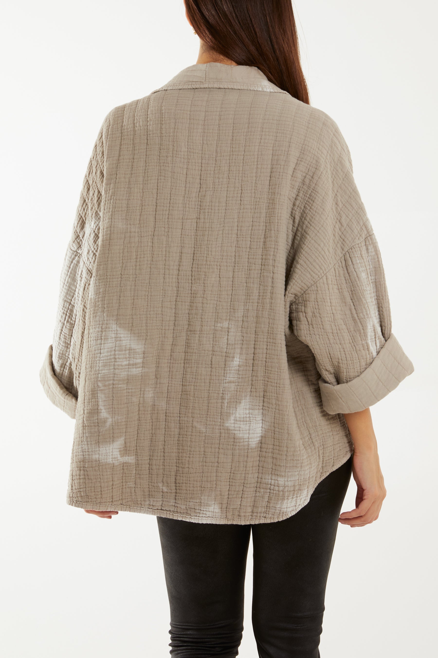 Tie Dye Cheese Cloth Kimono Jacket For Women  - Dropwear