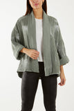 Stone Tie Dye Cheese Cloth Kimono Jacket For Women ONE SIZE - Dropwear