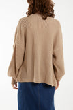 Edge To Edge Knitted Short Cardigan For Women  - Dropwear