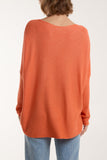 Black Wool Blend Floral Ribbed Knit Jumper For Women ONE SIZE - Dropwear