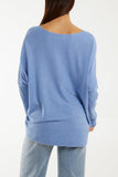 Wool Blend Floral Ribbed Knit Jumper For Women  - Dropwear