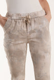 Tie Dye Magic Drawstring Stretch Trouser For Women  - Dropwear