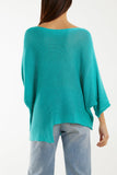 Cotton Crochet Asymmetric Hem Jumper For Women  - Dropwear