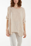 Denim Pure Cotton Asymmetric Hem Pocket Top For Women ONE SIZE - Dropwear