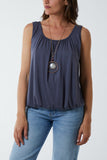Chain Bubble Vest For Women  - Dropwear