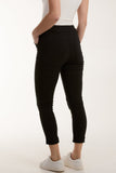 Floral Magic Drawstring Crushed Trousers For Women  - Dropwear