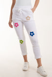 Floral Magic Drawstring Crushed Trousers For Women  - Dropwear