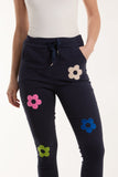 Floral Magic Drawstring Crushed Trousers For Women  - Dropwear