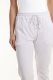 Texture Stripe Pocket Panel Trousers For Women  - Dropwear