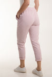 Texture Stripe Pocket Panel Trousers For Women  - Dropwear