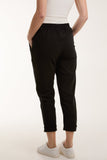 Texture Stripe Pocket Panel Trousers For Women  - Dropwear