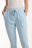 Jade Texture Stripe Pocket Panel Trousers For Women ONE SIZE - Dropwear