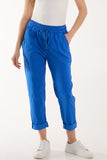 Texture Stripe Pocket Panel Trousers For Women  - Dropwear