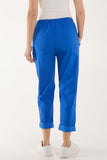 Texture Stripe Pocket Panel Trousers For Women  - Dropwear