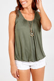Cerise Chain Bubble Vest For Women ONE SIZE - Dropwear