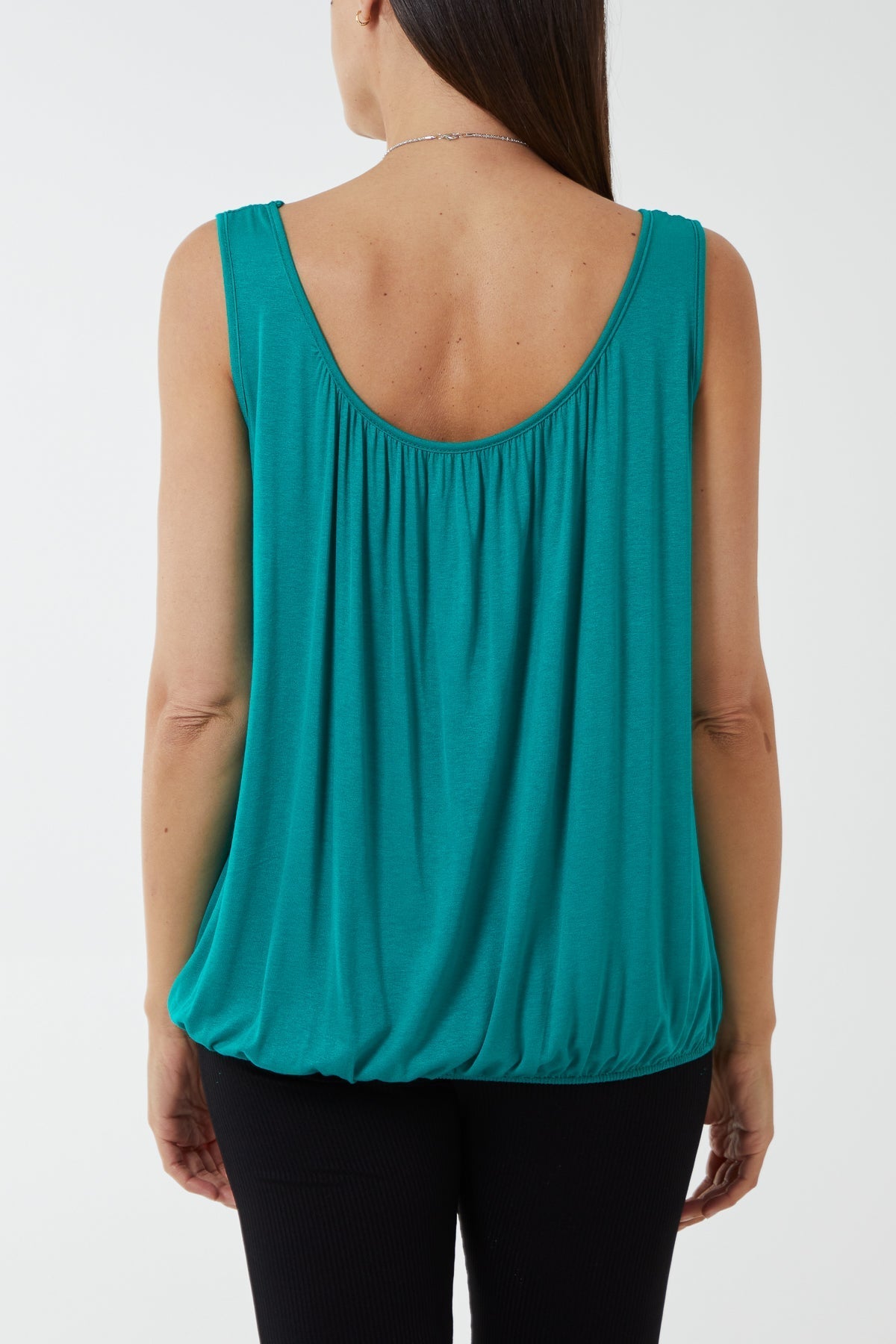 Navy Chain Bubble Vest For Women ONE SIZE - Dropwear