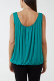 Navy Chain Bubble Vest For Women ONE SIZE - Dropwear