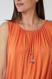 Pink Chain Bubble Vest For Women ONE SIZE - Dropwear