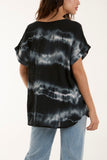 Necklace Tie Dye Cotton Top For Women  - Dropwear