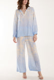 Ombre Edge Printed Co-Ord Set For Women  - Dropwear
