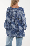 Necklace Botanical Flower Cotton Top For Women  - Dropwear