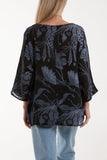 Necklace Botanical Flower Cotton Top For Women  - Dropwear