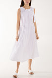 Bow Neck Halter Tiered Midi Dress For Women  - Dropwear