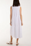 Bow Neck Halter Tiered Midi Dress For Women  - Dropwear