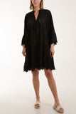 Broderie Anglaise Tunic Dress For Women  - Dropwear