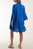 Broderie Anglaise Tunic Dress For Women  - Dropwear
