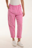 White Washed Relaxed Fit Magic Trousers For Women ONE SIZE - Dropwear