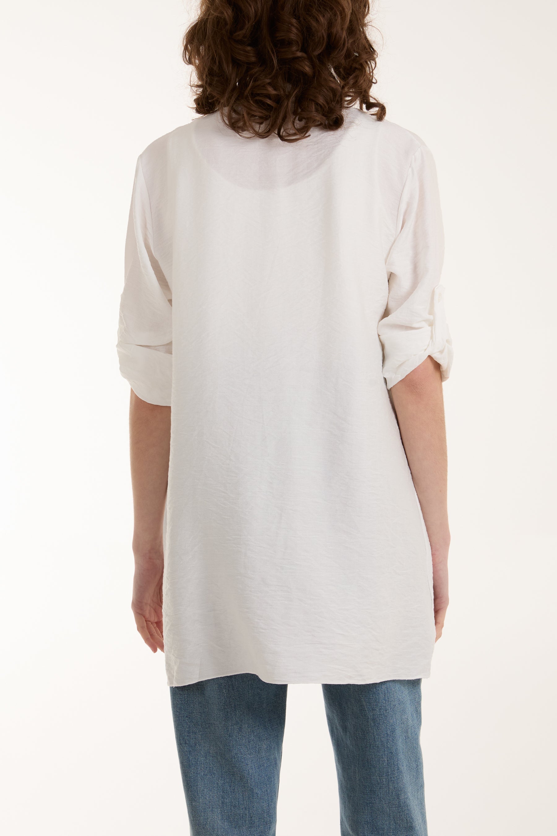 Edge To Edge Roll Back Sleeve Jacket For Women  - Dropwear