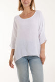Texture Fabric Fine Cotton Blouse For Women  - Dropwear