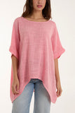 Texture Fabric Fine Cotton Blouse For Women  - Dropwear