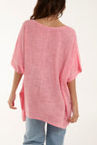 Texture Fabric Fine Cotton Blouse For Women  - Dropwear